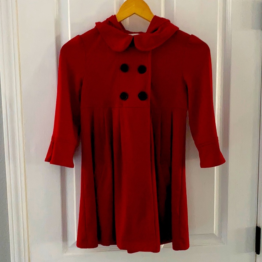 IZ Byer Red caped Hooded coat